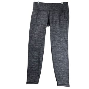 Athleta Altitude Tight‎ Polartec Powerstretch Leggings Gray Heathered Large